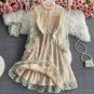 Rsslyn Lacy Dresses for Women Spring Mintgreen Dress for Spring Ruffle Turtleneck Dress LMF24-378