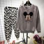 Rsslyn Boys Pant Gray Exaggerated Mickey Mouse Pant and Sweater for Boys Flannel Matching Set