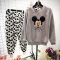 Rsslyn Boys Pant Gray Exaggerated Mickey Mouse Pant and Sweater for Boys Flannel Matching Set