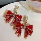 Rsslyn Red Earrings for Women Red Bows for Lady in Red