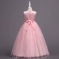 Rsslyn Pink Dresses for Tween Girls Free Tiara Floor Length Dress for Toddler Girls