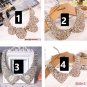 Rsslyn Golden Necklaces for Women Fake Collar Dress Accent for Girls Necklaces