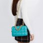 Rsslyn Large Golden Chains Turquoise Crossbody Bags for Women