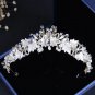 Rsslyn Special Gold and Silver Crown Chandelier Tiara for Future Bride