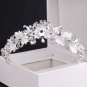 Rsslyn 3pc/SET Birthday Women Jewelries for Women-Floral Crown Pretty Golden Choker and Earrings
