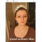 Rsslyn Silver Crown for Christmas Pageant Show Wedding in December Flower Tiara