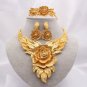 Rsslyn 3pcs/SET Christmas Gift to Mother Large Rose Jewelry Set
