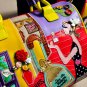 Rsslyn Patchwork Tote Bags Italian Fashion Bags Yellow Purses Multicolor Traveling Bags