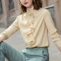 Rsslyn Mintgreen Blouses Ruffled Tops for Women Office Interview Outfit