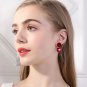 Rsslyn Red Heart Earrings for Women