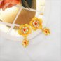 Rsslyn 4pcs/SET Floral All Dubai Gold African Jewelry Set Womens Golden Accessory