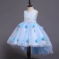 Rsslyn Ballgown Baby Dresses Pink Dress Flower Patchworks Birthday Girls Party Dresses