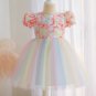 Rsslyn Short Sleeves Dress Beautiful Dresses for Girls Unicorn Dress Free Unicorn Tiara