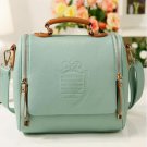 Rsslyn Embossed Crown England Bags Mintgreen Bags Mint Green Shoulder Bags Teenage Girls