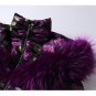 Rsslyn Purple Overcoats for Women Free CC Necklace Free CC Brooch