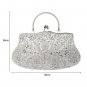 Rsslyn Evening Shoulder Bags Exquisite Golden Purse Embroidery Beaded Clutch RSS101221-1