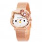 Rsslyn Hello Kitty Silver Watches for Teenage Girls Watches