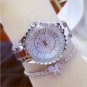 Rsslyn Fashion Trend Golden Watches for Women with Golden Bracelet