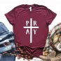 Rsslyn PRAY New Black Tees for Women Summer Tops for Teenage Girls Shirts