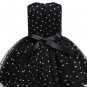 Rsslyn Black Dress with Silver Hearts Free Silver Tiara