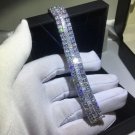 Rsslyn Elegant Bracelets Wide Crystal Bracelet for Luxury Woman