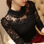 Rsslyn Turtleneck Tops for Women Lacy Victorian Blouses Turtleneck Tees