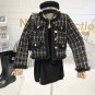 Rsslyn New Cropped Jackets for Women Plaid Tweed Jackets Luxury Jackets