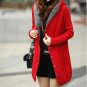 Rsslyn Hooded Blue Cardigan with Warm Velvet Lining Blue Hoodies for Women