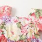 Rsslyn Fashion Spring Dresses for Baby Girls Floral Dress Short Sleeves Square Neckline