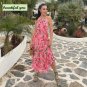 Rsslyn Fashion Hotpink Maxi Dress Medium Pink Dress for Women Halter Pink Dress