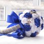 Rsslyn New White Bouquet Wedding Bridal Bouquets Wedding Accessories Silver Crystal Bouquets