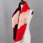 Rsslyn Fashion Trend New Double Wrap White Infinity Scarf for Women Bridal Scarf FREE CC BROOCH