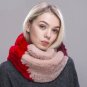 Rsslyn Purple Scarf Winter Accessories Purple Infinity Scarves High-Quality Very Soft Rex Rabbit Fur