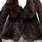 Rsslyn Luxury Blazer for Luxury Woman Genuine Mink Fur Coats Real Mink Jackets Brown Blazers