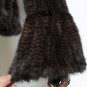 Rsslyn Luxury Blazer for Luxury Woman Genuine Mink Fur Coats Real Mink Jackets Brown Blazers