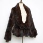 Rsslyn Plus Size Brown Jackets for Women Plus Sizes S-6XL Luxury Blazers Genuine Mink Fur Coat