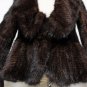 Rsslyn Plus Size Brown Jackets for Women Plus Sizes S-6XL Luxury Blazers Genuine Mink Fur Coat