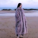 Rsslyn Gray Overcoat Jacket for Women Gray Plus Size Overcoats