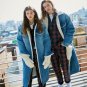 Rsslyn Ready to Ship Denim Jackets for Women Sherpa Lining Jackets Denim Trenchcoat Winter Jacket