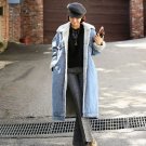 Rsslyn Ready to Ship Denim Jackets for Women Sherpa Lining Jackets Denim Trenchcoat Winter Jacket