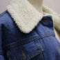 Rsslyn Ready to Ship Denim Jackets for Women Sherpa Lining Jackets Denim Trenchcoat Winter Jacket