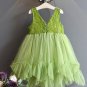 Rsslyn Pretty Green Dress for Baby Girls Fashion Dresses Sleeveless Summer Dress