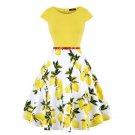 Rsslyn Short Cotton Yellow Dress for Teenage Girls and Women Dresses for Spring