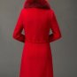 Rsslyn Top Quality Matching Set Royal Blue Coat and Bag Free CC Brooch