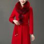 Rsslyn Top Quality Matching Set Royal Blue Coat and Bag Free CC Brooch
