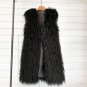 Rsslyn New Long Royal Vests for Women Faux Sheep Fur Plus Size Plush Coats