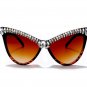 Rsslyn Snappy Black Eye Glasses for Women Cat Eye Sunglasses
