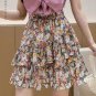 Rsslyn Sideways Ruffles Skirts for Girls Spring Floral Skirts