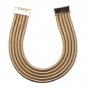 New Fashion Kim Kardashian Silver Choker Necklace 38cm Rope Collar Statement Necklace Jewelry