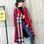 Rsslyn Plaid Trench Coats for Women Luxury Style Fashion Trend Coats for Spring and Falll